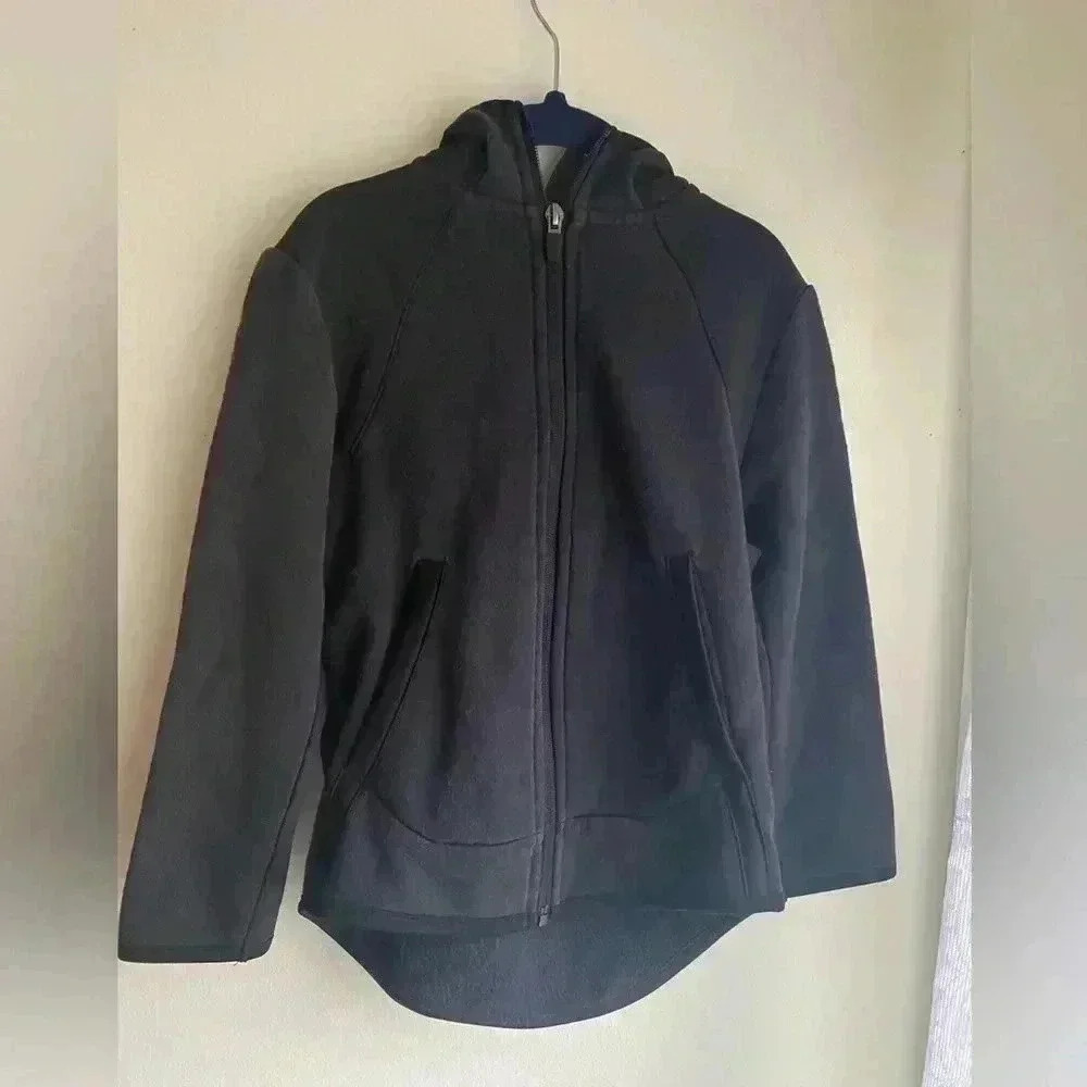 Champion Boys Dark Gray Jacket Hoodie Long Sleeve Zip Up Fall Coat Size 4T-5T XS
